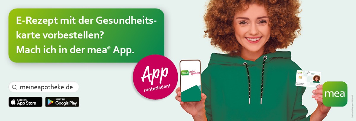 mea Card Link in der Apotheke in Bleialf E-Rezepte mit deiner Gesundheitskarte und der mea® App in der Apotheke in Bleialf einlösen